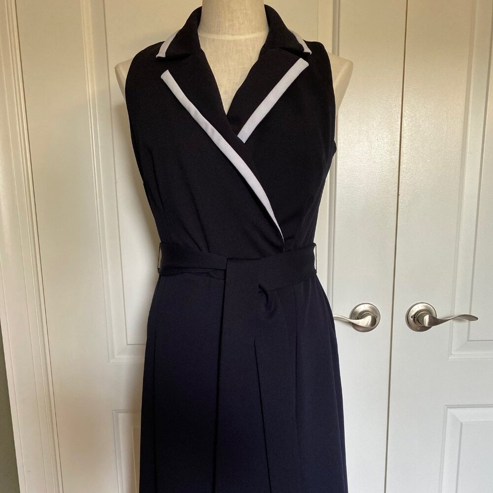 Shelby & Palmer Navy Blue Dress: Size 12